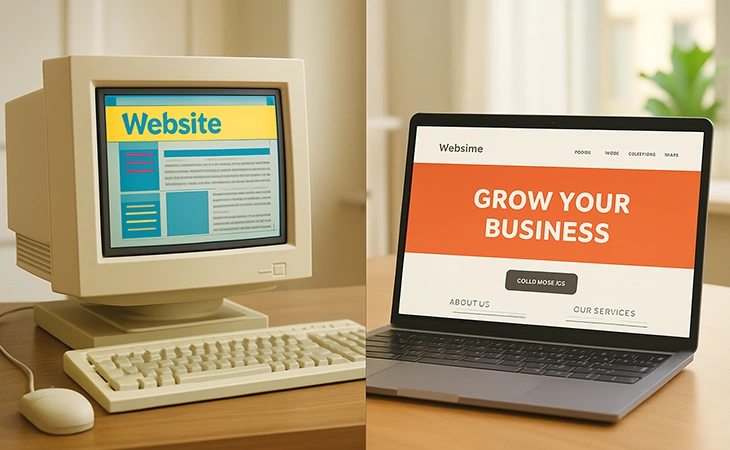 website redesign for established business