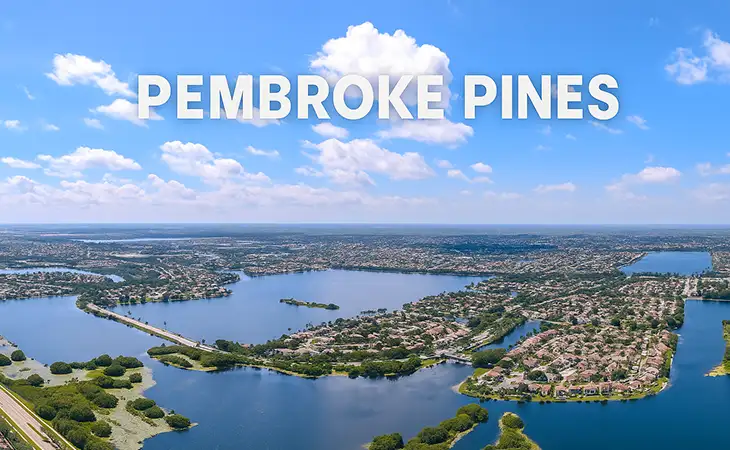 Pembroke Pines Web Design Trends To Watch in 2025 - Sky Shot of Pembroke Pines