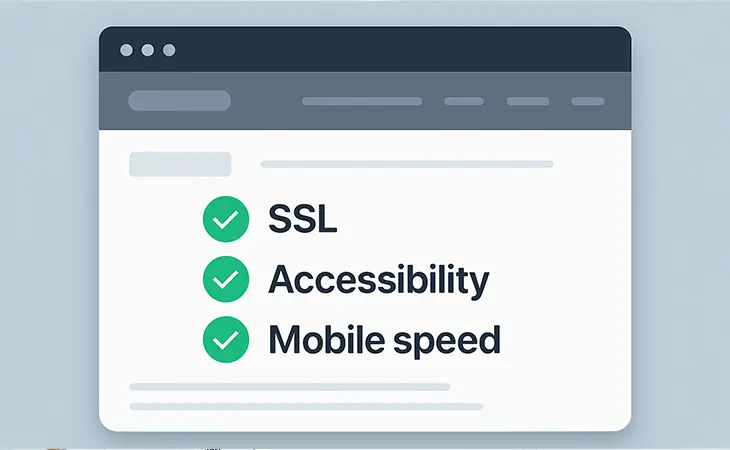 SSL Accessibility and Mobile Performance for SEO - Rocket Web Designer