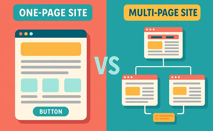 The Hidden Costs of a One-Page Website (And Why You Probably Want 2+ Pages) - Rocket Web Designer