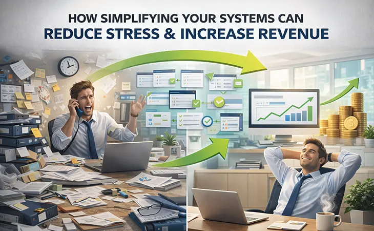 How Simplifying Your Systems Can Reduce Stress and Increase Revenue - Rocket Web Designer