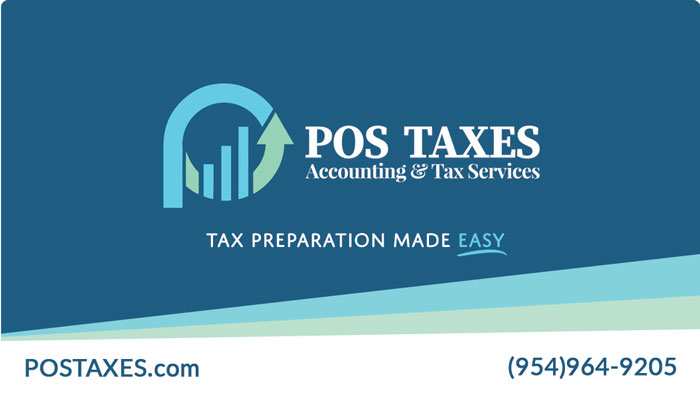 POS Taxes Business card — back